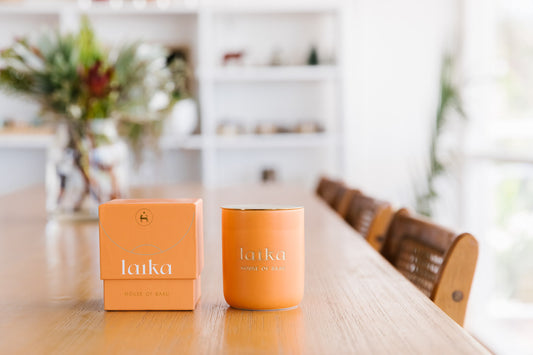 LAIKA - Ginger, Coconut & Vetiver Essential Oil Soy-Beeswax Dog Friendly Candle