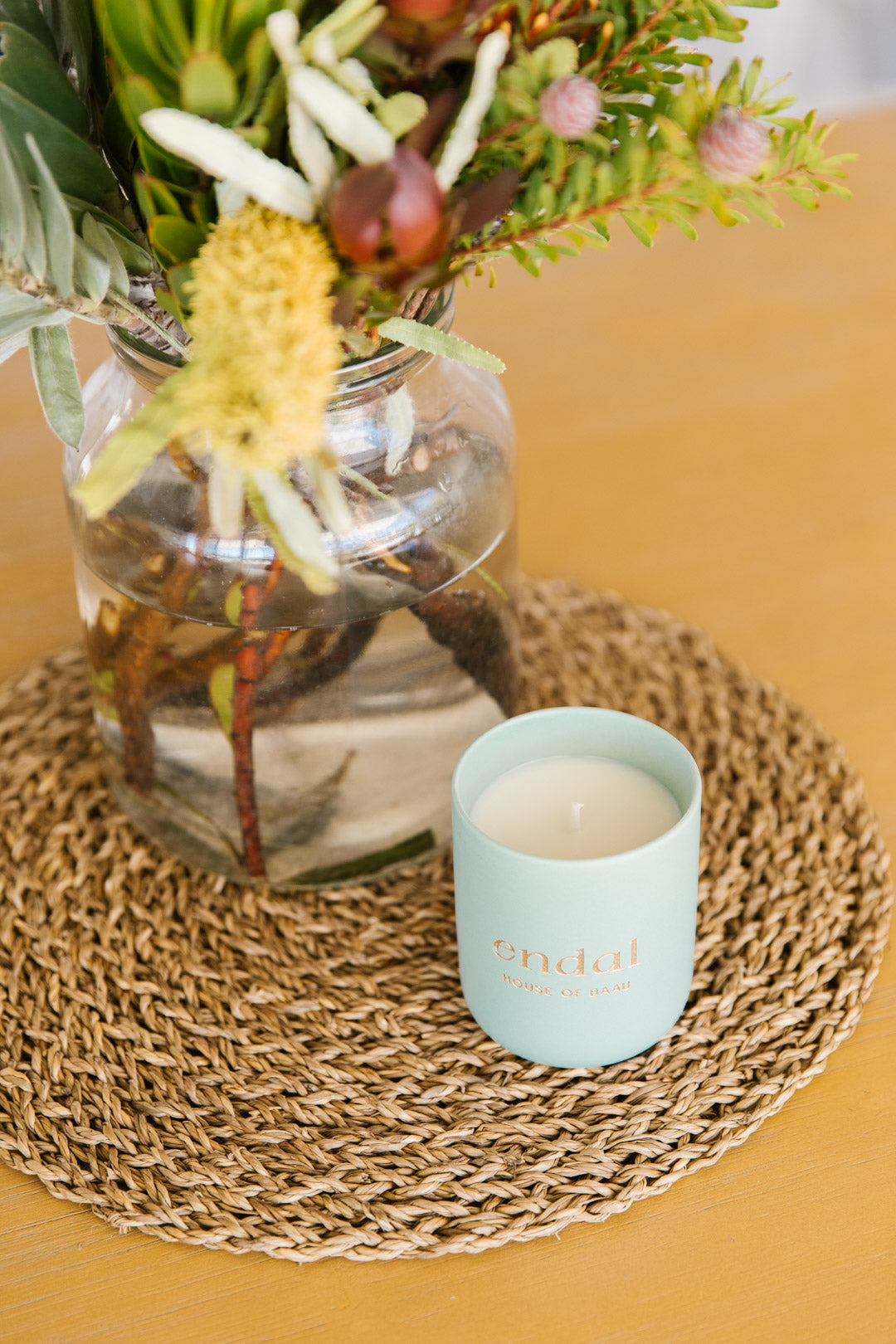 ENDAL - Lemongrass, Cedarwood & Frankincense Soy-Beeswax Dog Friendly Candle